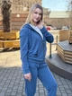 Жіночий спортивний костюм "Люкс-Комфорт" блакитний 58 - изображение 2