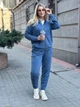 Жіночий спортивний костюм "Люкс-Комфорт" блакитний 58 - изображение 6