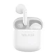Бездротові навушники Bluetooth WALKER WTS-33 White TWS з мікрофоном, сенсорне керування, кейс для зарядки - зображення 1