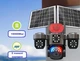 Уличная 4G камера DIFANG S11 20Мп с 4 объективами 2 солнечных панели зарядки акумулятор 16000мАч PIR датчик движения - изображение 3