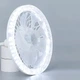 Люстра-вентилятор 2 в 1 LED лампа E27 с 7 лопастями регулировкой скорости и температуры света пульт ДУ 45 Вт (LC0006) - изображение 5