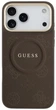Чохол Guess Peony Hot Stamp MagSafe do iPhone 17 Pro Max Brown (GUE004960) - зображення 3