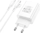Сетевое зарядное устройство с кабелем Borofone BA21A Pro Long journey single port PD20W charger set (C to iP) White (6941991111419) - изображение 5