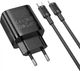 Сетевое зарядное устройство с кабелем Borofone BA83A Flare star PD20W+QC3.0 Charger Set (C to iP) Black (6941991117350) - изображение 4