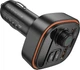 Автомобильное зарядное устройство с FM-модулятором Borofone BC59 Heroic car BT FM transmitter Black (6941991117312) - изображение 5