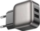 Мережевий зарядний пристрій Borofone BAS51A Absolute dual-port charger Black (6941991116100) - зображення 6