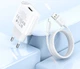 Сетевое зарядное устройство с кабелем Hoco C109A (10.5W) White (6942007656597) - изображение 9