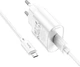 Сетевое зарядное устройство с кабелем Hoco C109A (10.5W) Fighter single port charger set (Micro) White - изображение 4