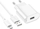 Сетевое зарядное устройство с кабелем Hoco C109A (10.5W) Fighter single port charger set (Micro) White - изображение 5