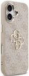 Чохол Guess 4G Big 4G Classic Logo для iPhone 17 рожево-золотий (GUE004752) - зображення 4