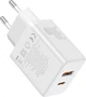 Сетевое зарядное устройство Baseus Cube Fast Charger C+U 30W EU Moon White (P10111404213-00) - изображение 6