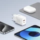Сетевое зарядное устройство Baseus Cube Fast Charger C+U 30W EU Moon White (P10111404213-00) - изображение 10