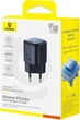 Мережевий зарядний пристрій Baseus PicoGo GaN Fast Charger 1C 45W EU Cosmic Black (P10176800123-00) - зображення 2
