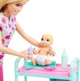 Лялька Барбі Педіатрг Білявка з двома малюками Barbie Careers Baby Doctor Blonde (JMK12) (JMK12) - зображення 4