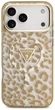 Чохол Guess Leopard Glitter MagSafe для iPhone 17 Pro Max коричневий (GUE004907) - зображення 3