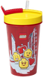 Kubek ze słomką LEGO Iconic Girl 500 ml (40441725) (5711938030339) - obraz 1