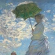 Інтер'єрна картина Жінка з парасолькою, Клод Моне, Claude Monet, Woman with Parasol, 37×30 см (id6894) - зображення 3