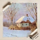 Постер Хаты зимой, Васильковский Сергей, A3 28×42 см (id6898) - изображение 4
