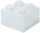 Контейнер LEGO Класичний блок 4 Прозорий з блиском (40090803) (5711938249939) - зображення 1
