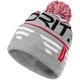 Шапка Favorite Pompon Hat 56 Gray Black Logo - изображение 1