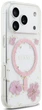 Чохол Guess Resin Flowers Glitter MagSafe для iPhone 17 Pro Pink (GUE005110) - зображення 4