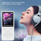 Музичний MP3/MP4 плеєр Bewinner Hi-Fi 32GB Bluetooth 5.0 — Портативний аудіоплеєр з кольоровим екраном 1.8", Білий - зображення 3