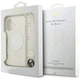Чохол Guess IML Flowers Electro Pearl Strap MagSafe для iPhone 17 білий (GUE004899) - зображення 7