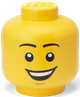 Pojemnik LEGO Głowa Mini Happy Boy 360 ml (40330812) (5711938248246) - obraz 1