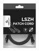 Патч-корд 0.25 м, S/STP, Black, Cablexpert, Cat.6a, Cu, LSZH (PP6A-LSZHCU-BK-0.25M) - изображение 2