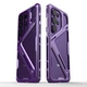 Чехол Metal Bamper Luphie Design для Samsung Galaxy S26 Ultra / CD Pattern на камеру / защитная пленка Ceramics Full Coverage purple - изображение 2