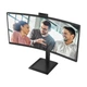 Монітор вигнутий 34" AOC CU34E4CW, Black - зображення 3