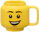 Керамическая кружка LEGO Iconic Happy Boy 255 мл Желтая (5711938247751) - изображение 1