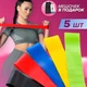 Резинки для фитнеса Fit Simplify GO DO 5 шт, спортивная резинка для тренировок, резина для тренировок - изображение 4