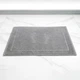 Полотенце махровое для ног Elegante EL 650 г/м² 50x70 см Серое - изображение 4