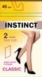 Набор гольфов женских Instinct Classic 40 23-25 2 пары Natural (4823121007620) - изображение 1