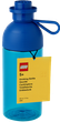 Пляшка для води LEGO з ремінцем 500 мл Синя (40420002) (5711938026981) - зображення 1