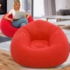 Надувное кресло-пуф Inflatable Sofa / Надувное кресло-мешок 110×110×85 см Красный - зображення 3