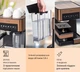 Кофеварка KLARSTEIN Arabica Comfort сенсорная панель 1350 Вт 20 бар 1,8 л Бронзовая (10041524) - зображення 2
