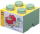 Pojemnik LEGO Klocek 4 Zielony oliwkowy (40031747) (5711938029616) - obraz 1