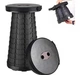 Складаний туристичний стілець для пікніка, риболовлі 47 см. Telescopic stool Чорный - зображення 3
