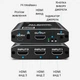 Трьохканальний HDMI світч на 3 порти OEM HVS10, портативний відео комутатор, 4К, 3D - зображення 4