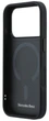 Чохол Mercedes Leather Mesh with Bow Line MagSafe do iPhone 17 Pro Black (Mer008798) - зображення 7