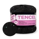 Пряжа с тенселом и пайетками Candy-Yarn Tencel, Черный №105 хлопок с тенселом, пряжа для летних изделий - изображение 1