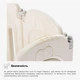 Дитячий манеж з килимком Mealux Roger White/Grey (арт. KD-C071 White/Grey) - изображение 10