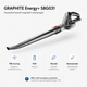Воздуходув садовый GRAPHITE Energy+ аккумуляторный 190 км/ч 18В без АКБ и ЗУ (58G031) - изображение 10
