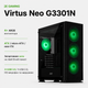 Корпус для компьютера 2E GAMING Virtus Neo G3301N Mid Tower mini-ITX/micro-ATX без БП Черный (2E-G3301N) - изображение 2