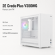 Корпус для компьютера 2E Credo Plus V350WG Mini Tower mini-ITX/micro-ATX без БП Белый (2E-V350WG) - изображение 2