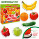 Набор магнитных пазлов Magdum Baby puzzle Фрукты и овощи 18 деталей (ML4031-25 EN) (4820215152877) - изображение 2