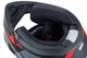 Шлем модуляр с откидным подбородком, выдвижные очки GLX-902 S (55-56см), чёрно-красный мат - изображение 8