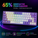 Ігрова механічна клавіатура AJAZZ AK680 з RGB Brown Switch - зображення 7